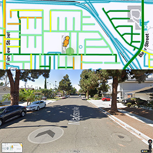 Google Street View integration
